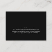 アースレストラン 名刺 (裏面)