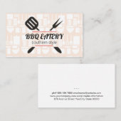 アースレストラン | Barbecue | Chef 名刺 (正面/裏面)