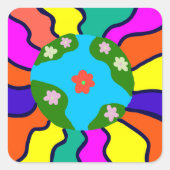 アースレトロヴィベスアート スクエアシール (正面)