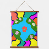 アースレトロヴィベスアート 吊り下げ型タペストリー (正面)