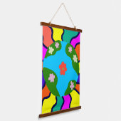 アースレトロヴィベスアート 吊り下げ型タペストリー (傾斜あり)