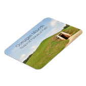 アースロッジ、オクムルージーマウンド、ジョージア マグネット (左側)