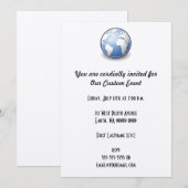 アースワールドグローブタンゴ 招待状 (正面/裏面)