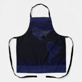 アースワールドマップシティライトアットナイトサテライト エプロン (正面)