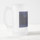 アースワールドマップシティライトアットナイトサテライト フロストグラスビールジョッキ (左)