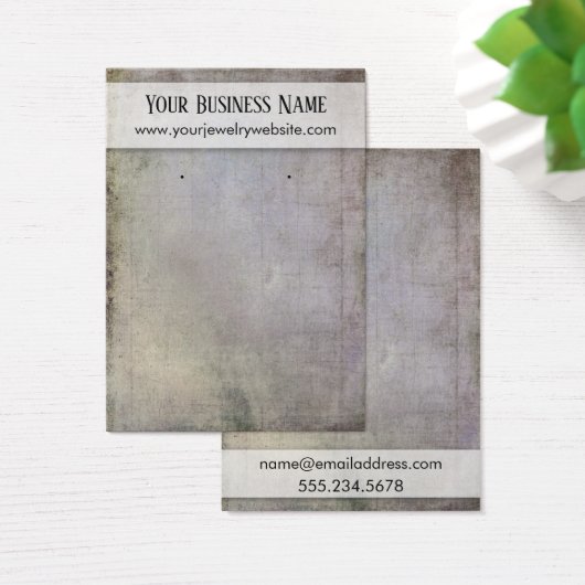 アースン素朴イヤリングホルダー表示カード (デスク)