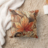 アースートーンニュートラル葉抽象芸術装飾用クッション クッション (ブランケット)