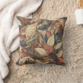 アースートーンニュートラル葉抽象芸術装飾用クッション クッション (ブランケット)