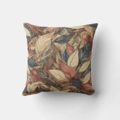 アースートーンニュートラル葉抽象芸術装飾用クッション クッション (裏面)