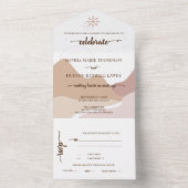 アースートーンマウンテンアドベンチャー オールインワン招待状 (内側)