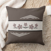 アース素朴トーンさくらんぼブロッサム装飾用クッション クッション (ブランケット)