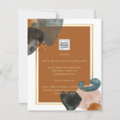 アース結婚トーンズテラコッタグリーン金ゴールド抽象芸術 (裏面)