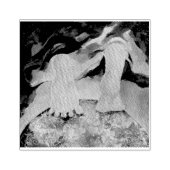 アース足のつま先クラウドエンジェルマウリエンジラード ラバースタンプ (インプリント)