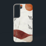 アース&エア調和電話ケース SAMSUNG GALAXY S22ケース<br><div class="desc">流れる丘と柔らかい赤い太陽を特徴とする落ち着いたミニマルなデザイン。調和とバランスに最適描。</div>