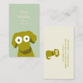 アース・カラー犬 名刺 (正面/裏面)