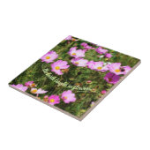 アース・シュ・イン・フラワーズ・引用文感動的   タイル (側面)