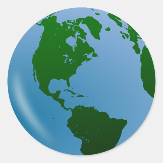 アース・ステッカー ラウンドシール (正面)