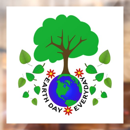 アース・デイ・エブリー ウィンドウサイン (シート2)