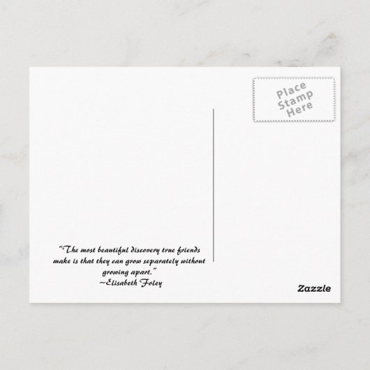 アース・ハンズ ポストカード (裏面)