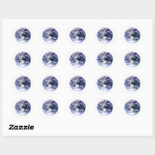 アース jGibney The Museum Zazzle ラウンドシール (シート)