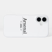 アーセナル1886 iPhone 16ケース (裏面横)