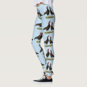 アーゼル·ブラック·レッド·チキン レギンス (左)