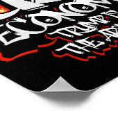 アーソニストのトランプ崩壊の火の上の経済 ポスター (角)