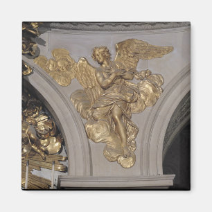 アーチからのへのルイ14世スタイルの天使、 マグネット