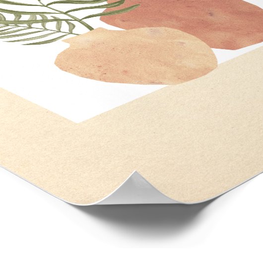 アーチと植物 ポスター (角)