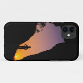 アーチのポイントのハイカーのシルエット、 Case-Mate iPhoneケース (裏面(横))