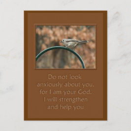 アーチの上の鳥の周りを心配して見ない ポストカード