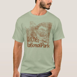 アーチの国立公園 Tシャツ