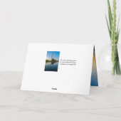 アーチの日の出 カード (裏面)