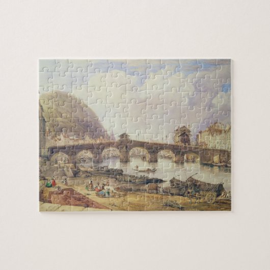 アーチの橋、リエージュ ジグソーパズル (横)