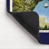 アーチの石のMackinacの島、ミシガン州 マウスパッド (コーナー)