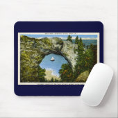 アーチの石のMackinacの島、ミシガン州 マウスパッド (マウス)