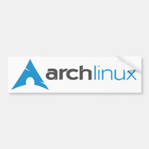 アーチのLinuxのロゴのバンパーステッカー バンパーステッカー