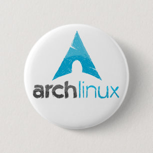 アーチのLinuxのロゴ 缶バッジ