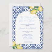 アーチアマルフィレモンメインスクイーズコエドブライダルシャワー 招待状 (正面)