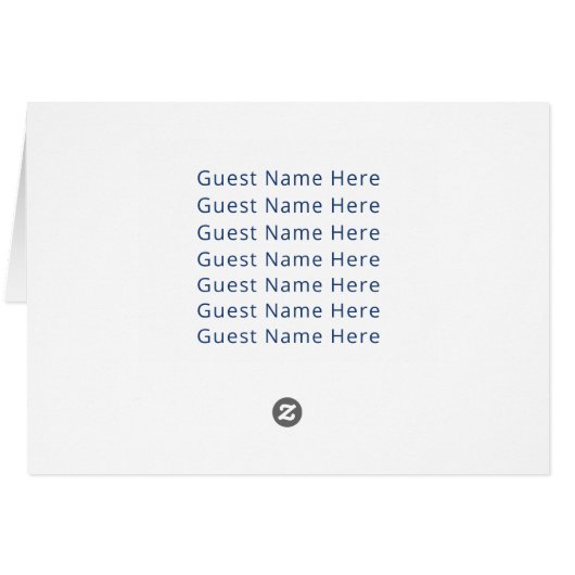 アーチアマルフィ青タイルテーブル番号横型カード (裏面横)