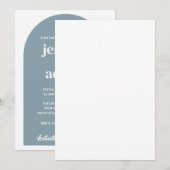 アーチウェディング招待状 招待状 (正面/裏面)