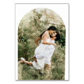 アーチウォーモダントカラー柑橘系フローラカップル写真 テーブルナンバー (裏面)