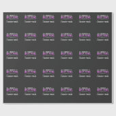 アーチェリーおもしろいガールボウ射撃、 発砲女性 ラッピングペーパー (フラット)