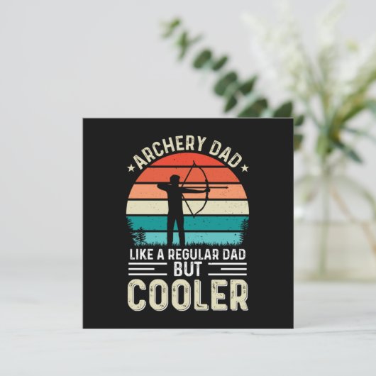 アーチェリーおやじ 招待状 (スタンド正面)