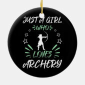 アーチェリーが大好きな女の子 セラミックオーナメント (裏面)