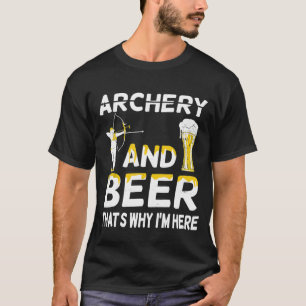 アーチェリーとビールThats Here Archer Archery Tシャツ