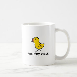 アーチェリーのひよこのマグ コーヒーマグカップ