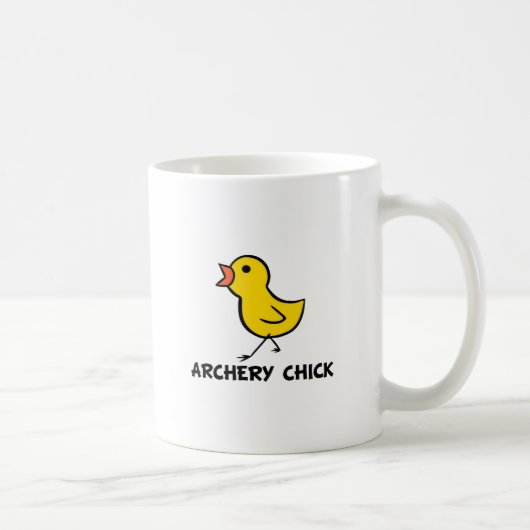 アーチェリーのひよこのマグ コーヒーマグカップ (右)