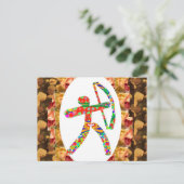 アーチェリーのスポーツ: ジャングルの目標の弓矢のキラー待伏せ ポストカード (スタンド正面)