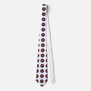 アーチェリーのデザイン ネクタイ